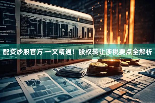 配资炒股官方 一文精通！股权转让涉税要点全解析