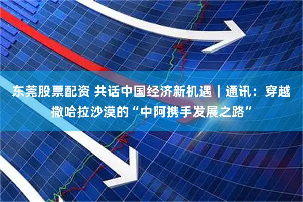 东莞股票配资 共话中国经济新机遇｜通讯：穿越撒哈拉沙漠的“中阿携手发展之路”