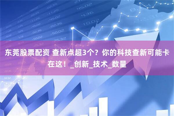 东莞股票配资 查新点超3个？你的科技查新可能卡在这！_创新_技术_数量