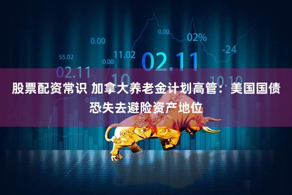 股票配资常识 加拿大养老金计划高管：美国国债恐失去避险资产地位